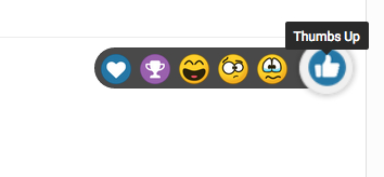 What Reactions are you going to use (include icon ideas)