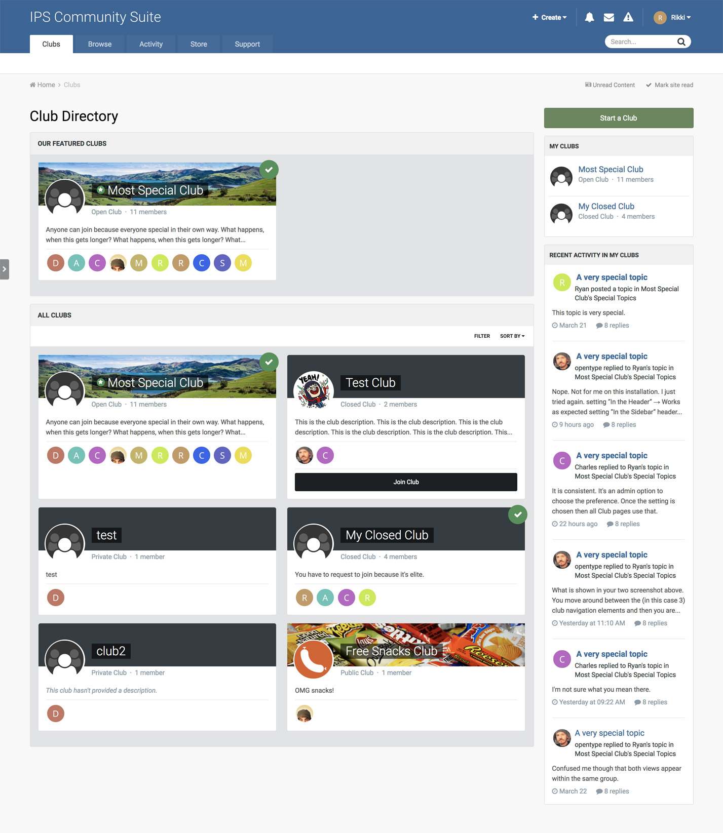 Convert Forums to Clubs?