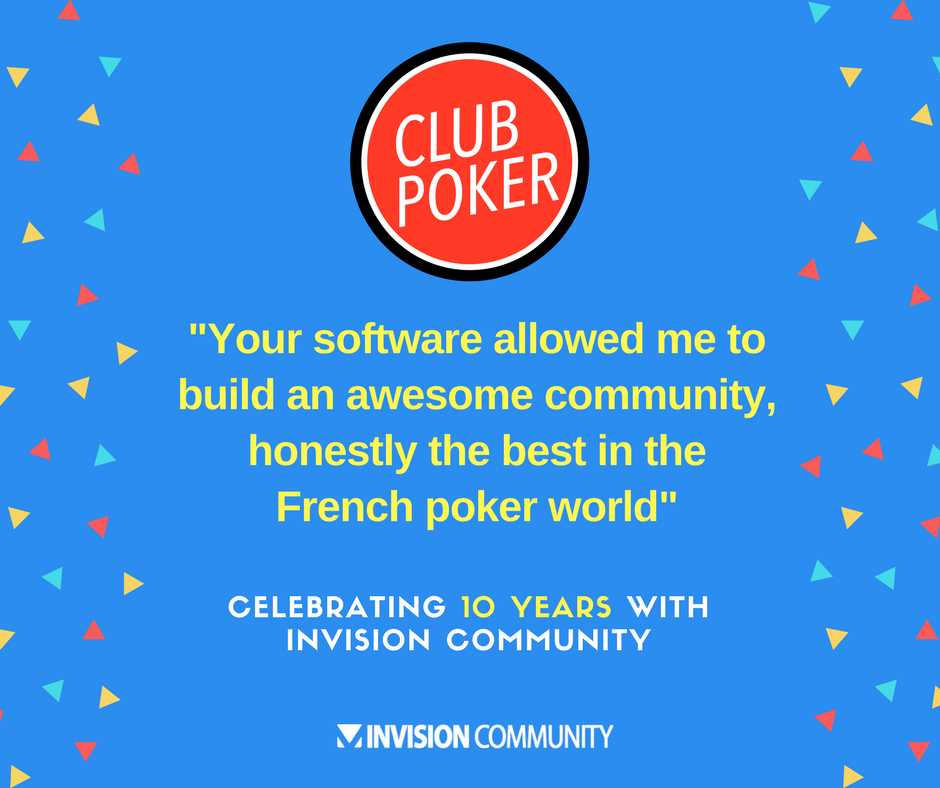 10 years! Thank you Invision!