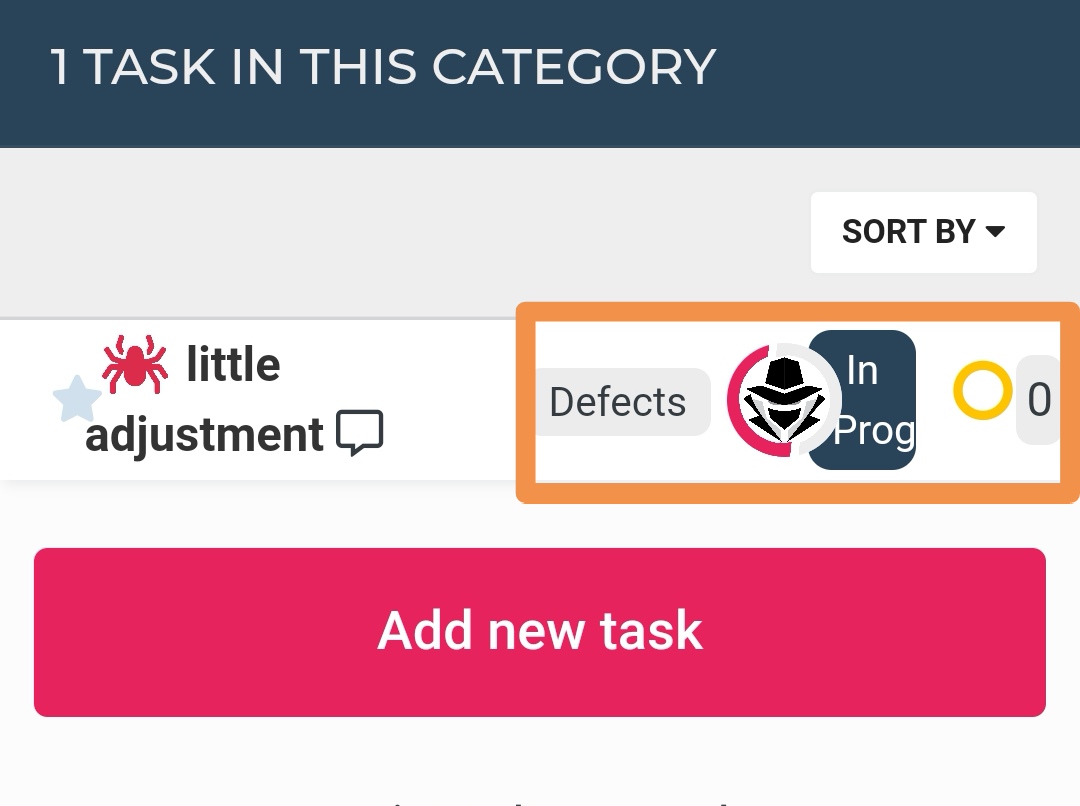 First attempt for a task management / Bug tracker :)