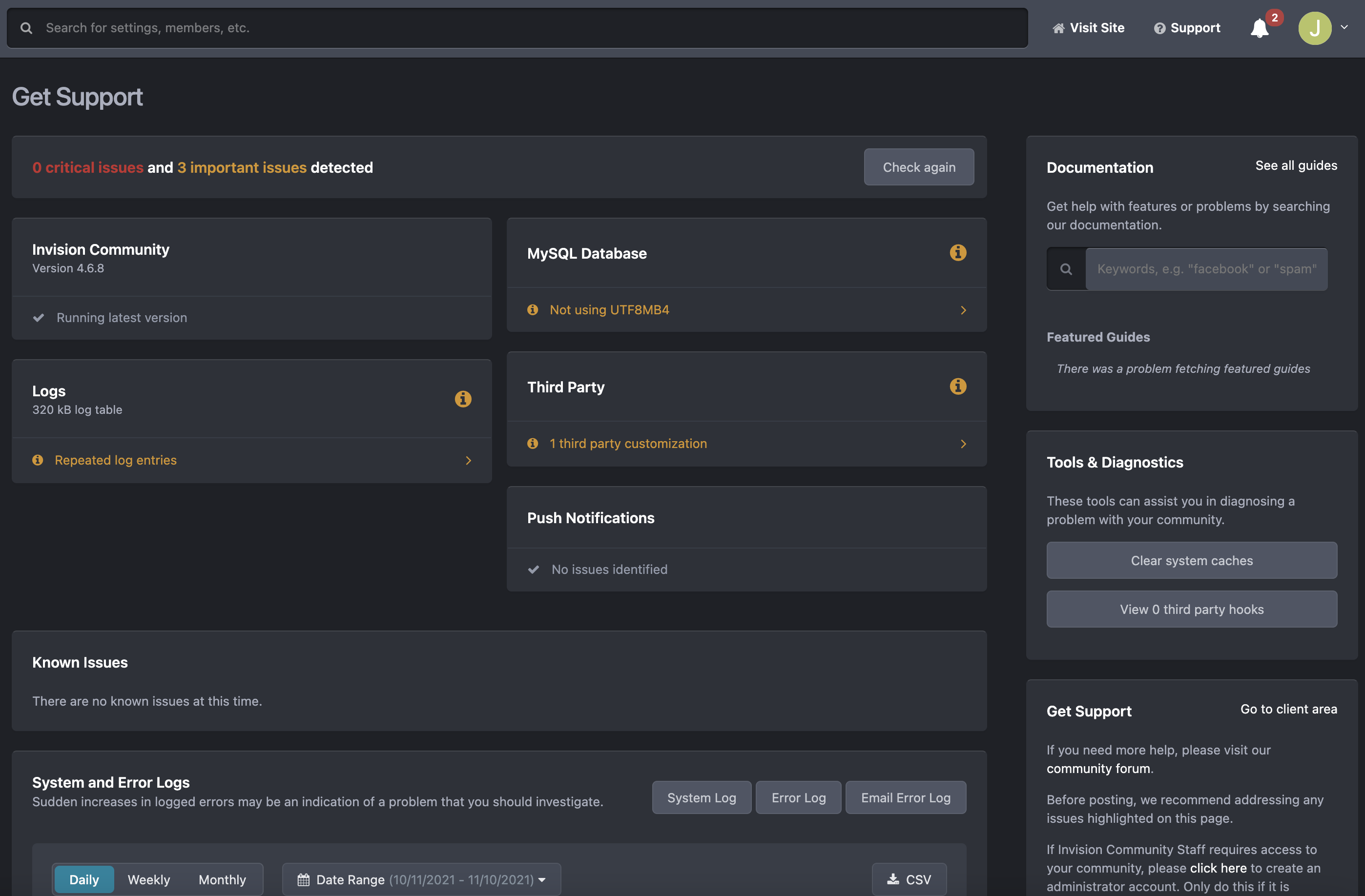 Posting issues Technical Problems Invision Community